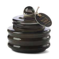 Black Beam Glass Candle - Baltic Ember