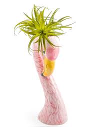 Flamingo Head Vase