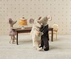 Maileg Wedding Mice Couple in Box