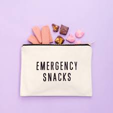 Emergency Snacks - Canvas Pouch