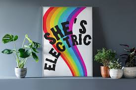 A3 Print - She's Electric