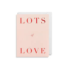 MINI Card - Lots of Love