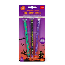 Legami Set of 3 Erasable Gel Pens - The Boo Crew