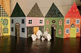 Concertina Card - Houses