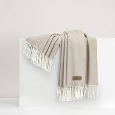 Italian Herringbone Throw - Dune