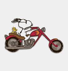 Peanuts Enamel Pin - Biker