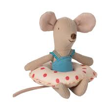 Maileg Beach Mouse with Float - Little Sister
