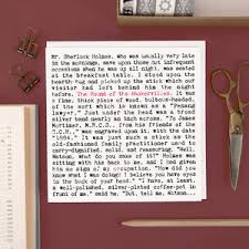 Classic Books Card - Hound of the Baskervilles