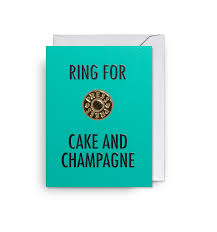 Lagom Mini Card - Ring for Cake & Champagne