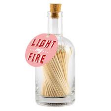 Light My Fire - Luxury Bottle of Matches from The Archivist