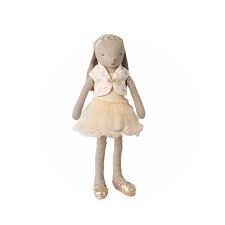 Maileg Classic  Bunny with cream Ballet Dress - Size 3