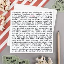 Movie Buff Card - Alien