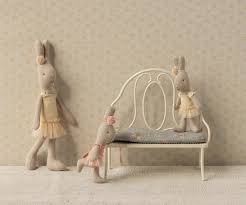 Maileg Vintage Bench - Off white