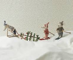 Maileg Winter Mouse Ski Set - Big Sister Rose
