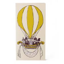 Cambridge Imprint Long Card - Hot Air Balloon