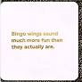 Card - Bingo Wings