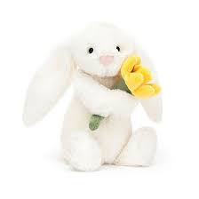 Jellycat Bashful Bunny W/Daffodil