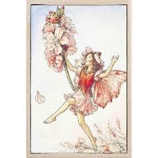 Wooden Postcard - Almond Blossom Fairy