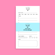 Things To Do List Notepad Notepad