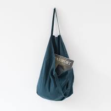 Linen Tales Big Bag - Deep Water