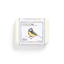 The Chocolate Detective - Box of 12 Blue Tit Chocolate Eggs