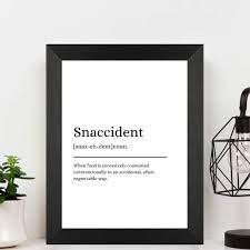 A5 Black Framed Print  - Snaccident