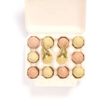 The Chocolate Detective - Box of 12 Tipsy Partridge in a Pear Tree Eggs Chocolate Eggs