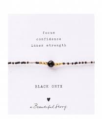 A Beautiful Story Iris Black Onyx Bracelet