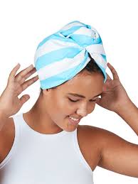 Dock & Bay Quick Dry Hair Wrap - Tulum Blue
