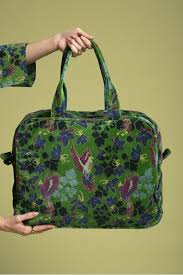Les Touristes Poppins Weekend Bag - Vibrant Green Ancole