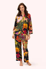 Powder Super Soft Autumn Pyjamas - Midnight Posy