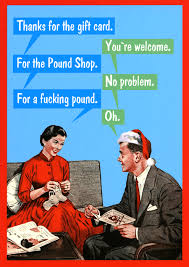 Rude Christmas Card - Gift Card