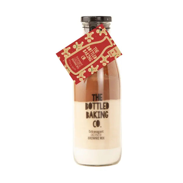 Extravagent Gingerbread Brownies in a Bottle