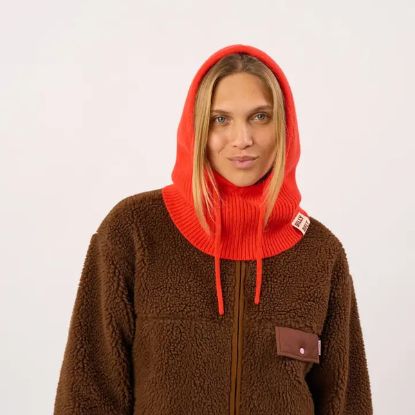 100% Wool Balaclava - Orange
