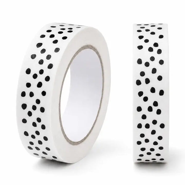Black & White Polka Dot Paper Tape