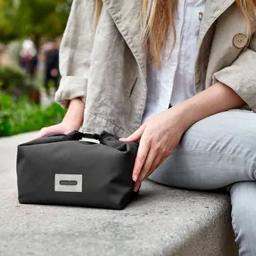Black + Blum Black Lunch Bag - Recycled Insulated Lunch Bag 6.7L
