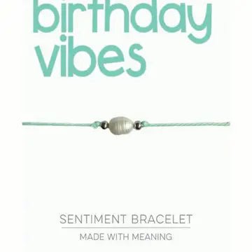 Sentiment Bracelet - Birthday Vibes