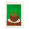 Letterpress Christmas Card - Christmas Pudding