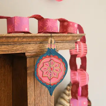 Paper Chain Kit - Pink & Red