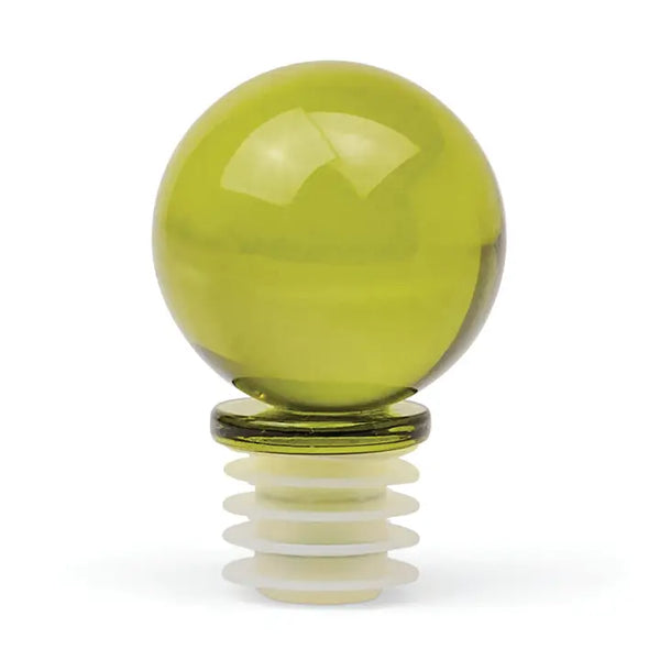 The Moony Glass Bottle Stopper - Olive
