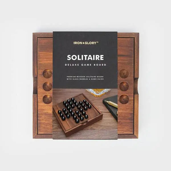 Solitaire - Iron & Glory Wooden Solo Noble Game