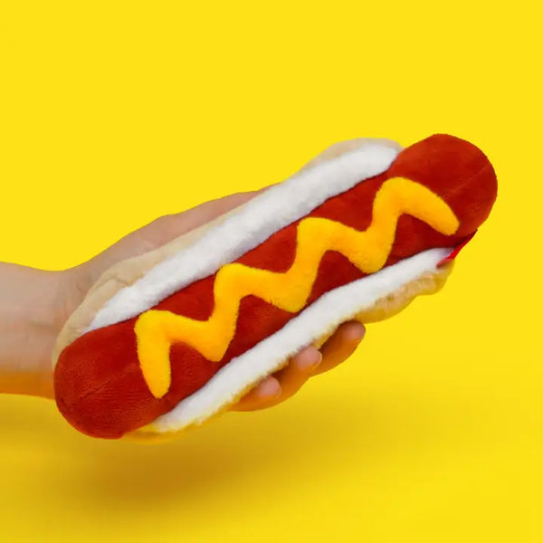 Plush Zip Pouch - Squishy Hotdog