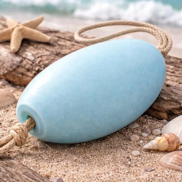 French Market Soap On A Rope - Marine