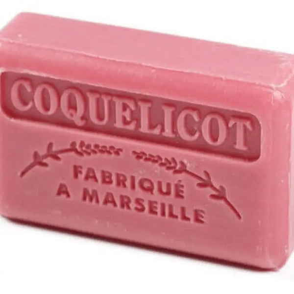 French Market Soap 125g - Coquelicot
