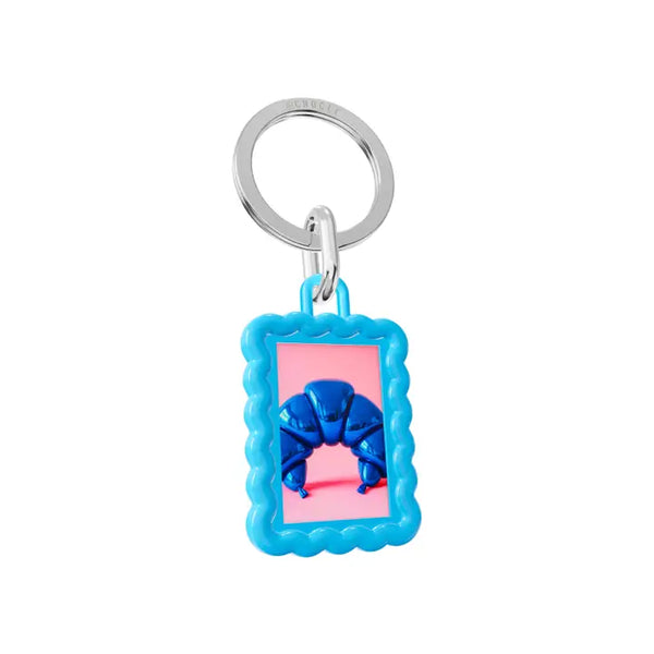 Metalmorphose Blue Wave Photo Frame Keyring