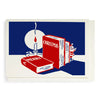 Letterpress Christmas Card - Christmas Books