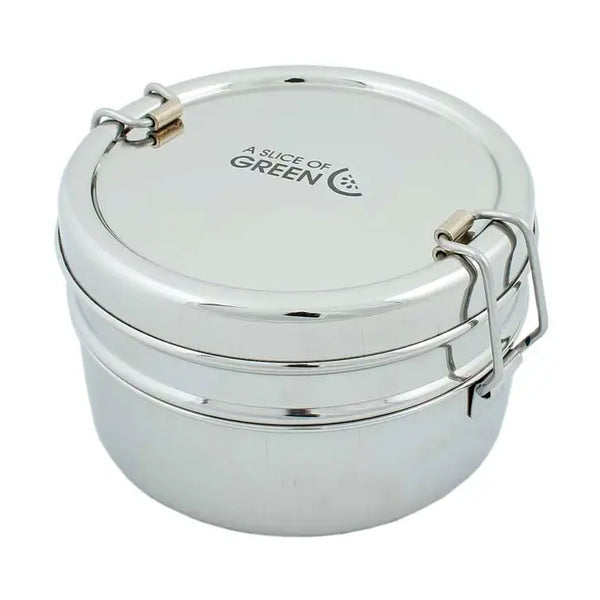 Chapra - Two Tier Round Lunch Box