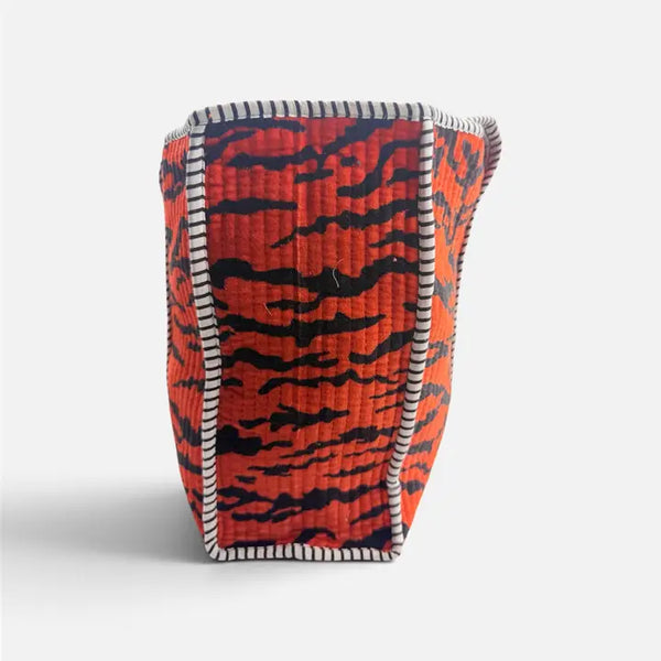 Velvet Kantha Quilted Boho Reversible Tote Bag