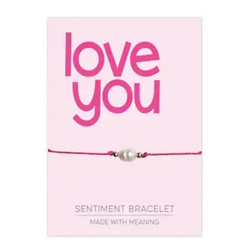 Sentiment Bracelet - Love You