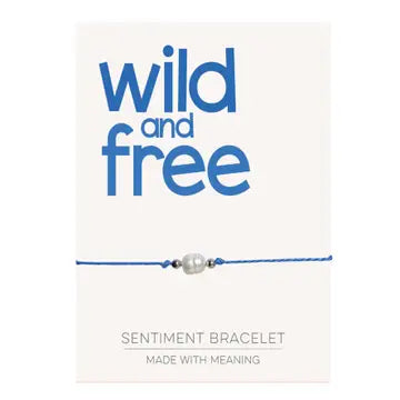 Sentiment Bracelet - Wild & Free